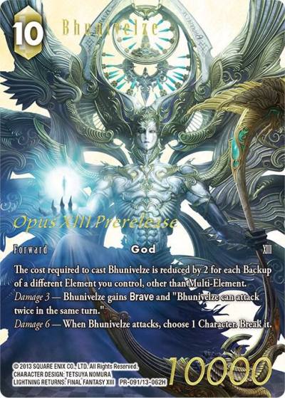 Bhunivelze Prerelease Promo PR-091/13-062H FF: Promo Cards Final Fantasy card