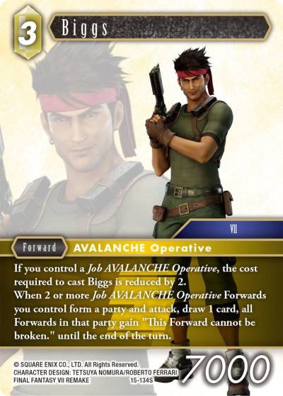 Biggs 15-134S Crystal Dominion Final Fantasy card