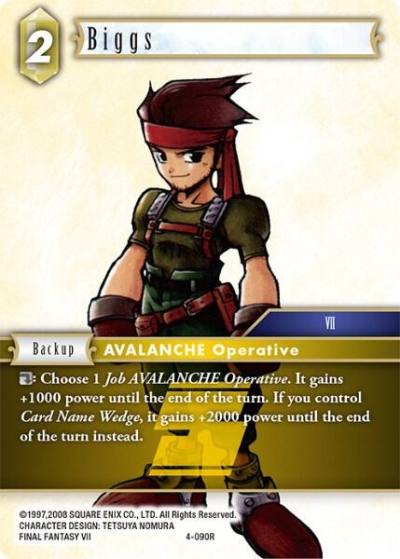 Biggs 4-090R Opus IV Final Fantasy card
