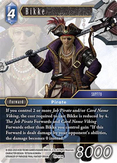 Bikke 21-113R Beyond Destiny Final Fantasy card