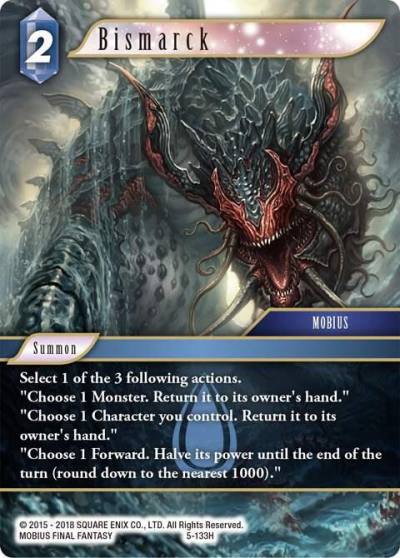 Bismarck 5-133H Opus V Final Fantasy card