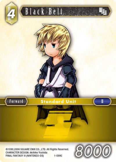 Black Belt Ingus 1-099C Opus I Final Fantasy card