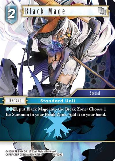 Black Mage 10-029C Opus X Final Fantasy card