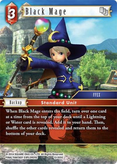 Black Mage 13-005C Opus XIII: Crystal Radiance Final Fantasy card