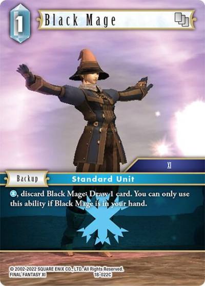 Black Mage 18-022C Resurgence of Power Final Fantasy card