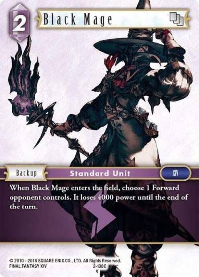 Black Mage 2-108C Opus II Final Fantasy card