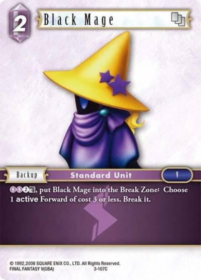 Black Mage 3-107C Opus III Final Fantasy card