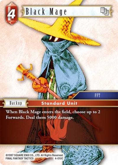 Black Mage 4-010C Opus IV Final Fantasy card