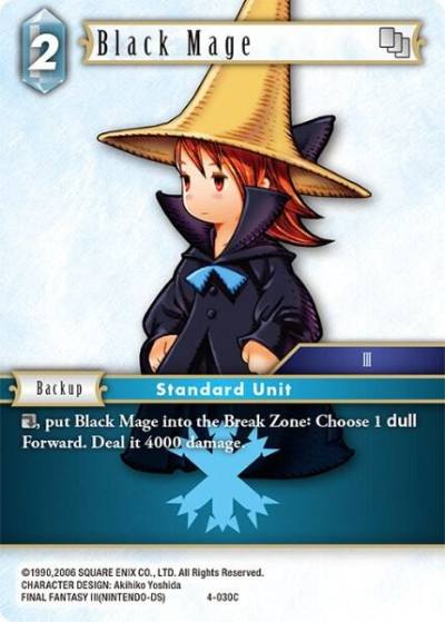 Black Mage 4-030C Opus IV Final Fantasy card