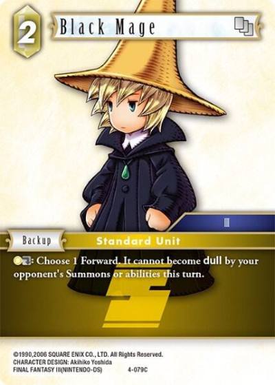 Black Mage 4-079C Opus IV Final Fantasy card
