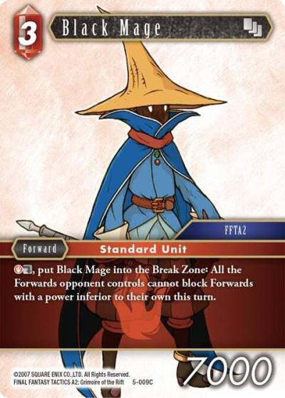 Black Mage 5-009C Opus V Final Fantasy card