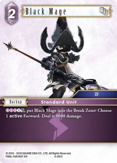 Black Mage 6-091C Opus VI Final Fantasy card