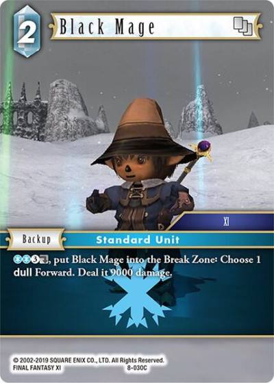 Black Mage XI 8-030C Opus VIII Final Fantasy card