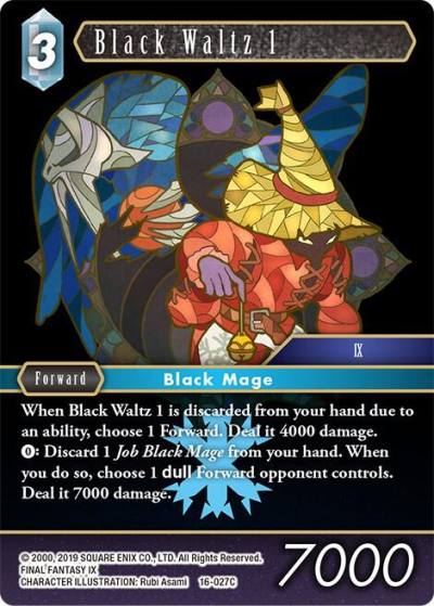 Black Waltz 1 16-027C Emissaries of Light Final Fantasy card