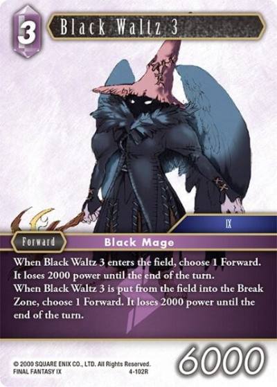 Black Waltz 3 4-102R Opus IV Final Fantasy card