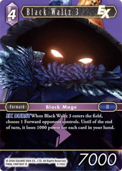 Black Waltz 3 EX 3-105C Opus III Final Fantasy card