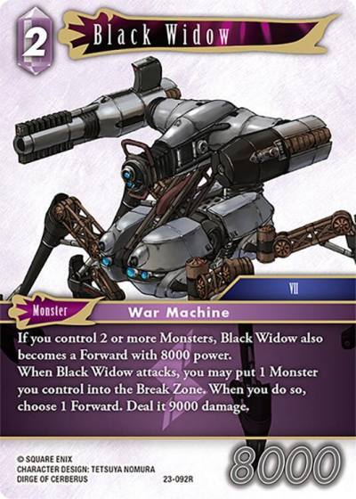 Black Widow 23-092R Hidden Trials Final Fantasy card