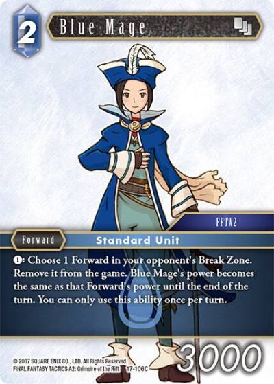 Blue Mage 17-106C Rebellion's Call Final Fantasy card