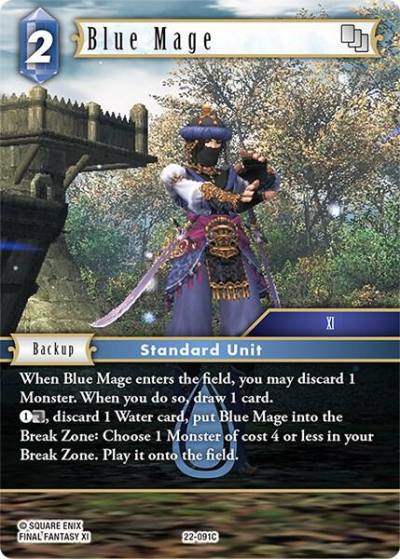 Blue Mage 22-091C Hidden Hope Final Fantasy card