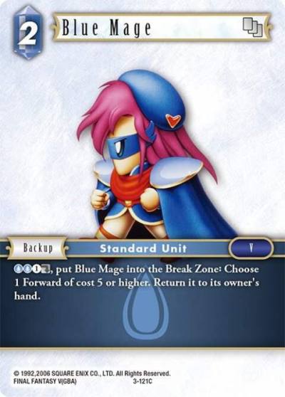 Blue Mage 3-121C Opus III Final Fantasy card