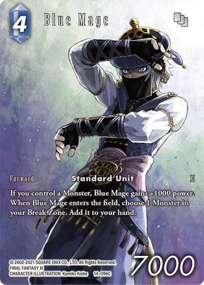 Blue Mage Full Art 14-096C Opus XIV: Crystal Abyss Final Fantasy card
