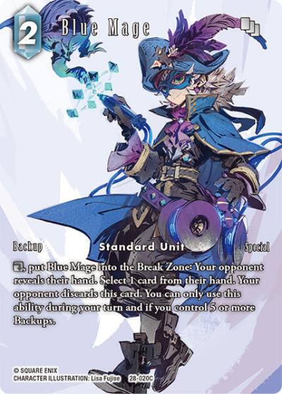 Blue Mage (Full Art) 28-020C Dreamlike Oceans Final Fantasy card