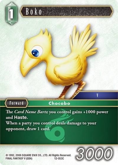 Boko 12-053C Opus XII Final Fantasy card