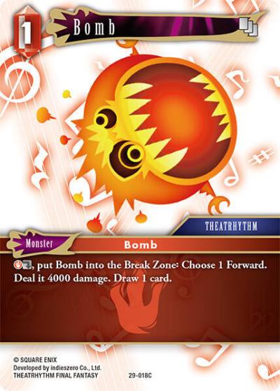 Bomb 29-018C Blissful Eternity Final Fantasy card