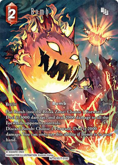 Bomb Full Art Re-023C/7-016C Legacy Collection Final Fantasy card