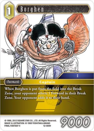 Borghen 12-069H Opus XII Final Fantasy card