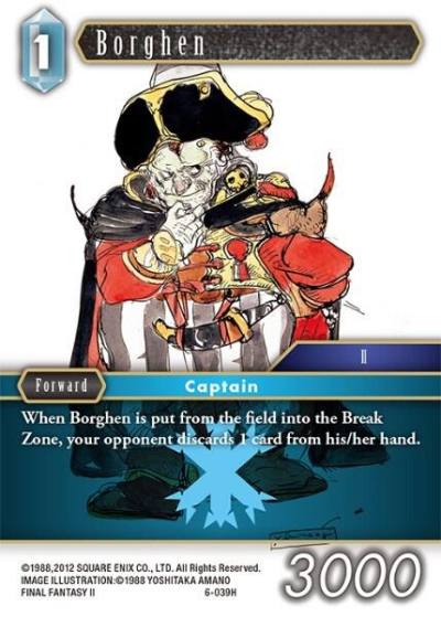 Borghen 6-039H Opus VI Final Fantasy card