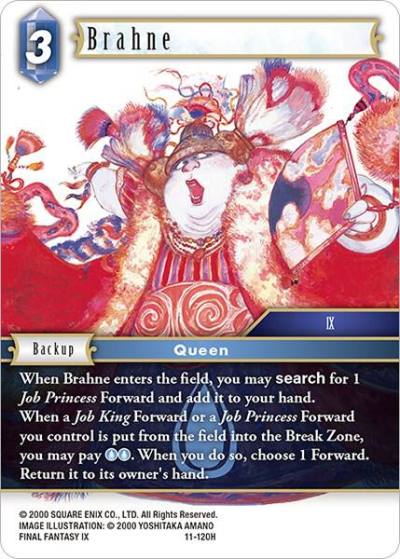 Brahne 11-120H Opus XI Final Fantasy card