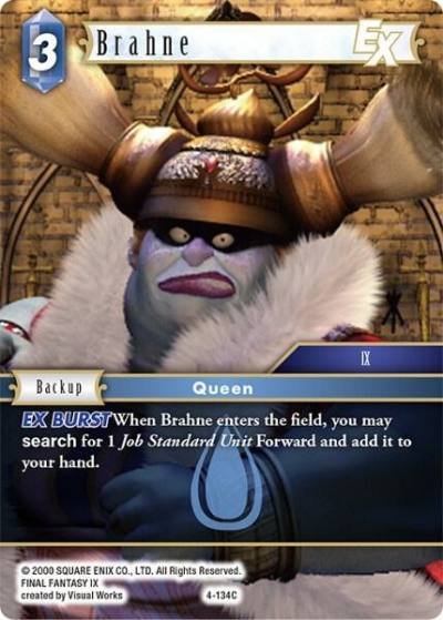 Brahne EX 4-134C Opus IV Final Fantasy card