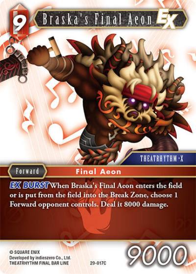Braska's Final Aeon EX 29-017C Blissful Eternity Final Fantasy card
