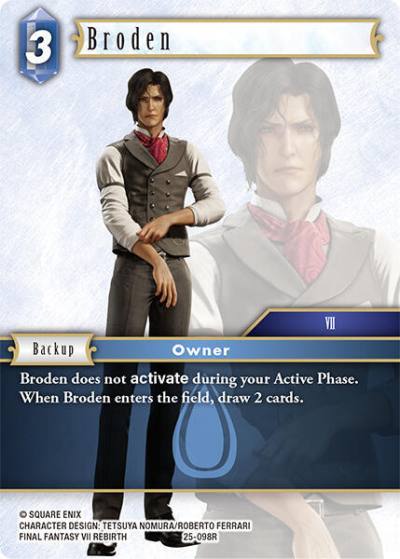 Broden 25-098R Tears of the Planet Final Fantasy card
