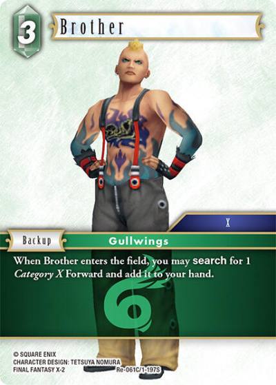 Brother Re-061C/1-197S Legacy Collection Final Fantasy card