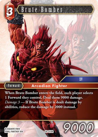 Brute Bomber 28-019R Dreamlike Oceans Final Fantasy card
