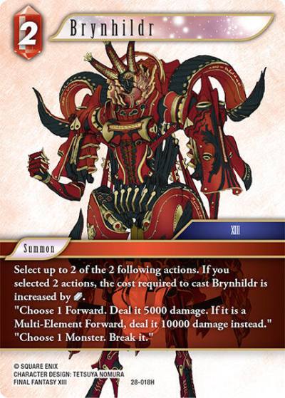Brynhildr 28-018H Dreamlike Oceans Final Fantasy card