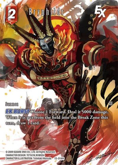 Brynhildr EX Full Art 15-014H Crystal Dominion Final Fantasy card