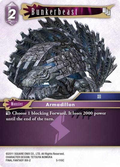 Bunkerbeast 5-110C Opus V Final Fantasy card