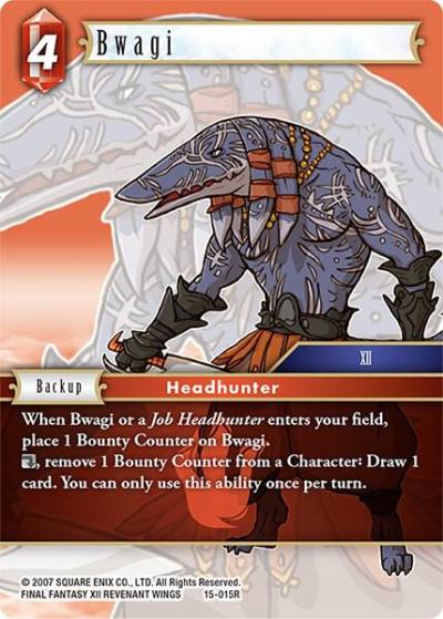 Bwagi 15-015R Crystal Dominion Final Fantasy card