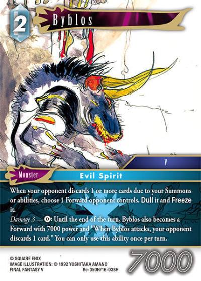 Byblos Re-050H/16-038H Legacy Collection Final Fantasy card