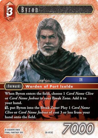 Byron 26-013C Gunslinger in the abyss Final Fantasy card