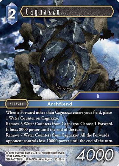 Cagnazzo 13-091H Opus XIII: Crystal Radiance Final Fantasy card