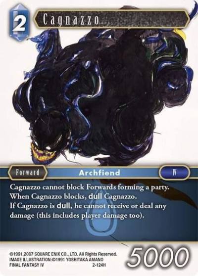 Cagnazzo 2-124H Opus II Final Fantasy card