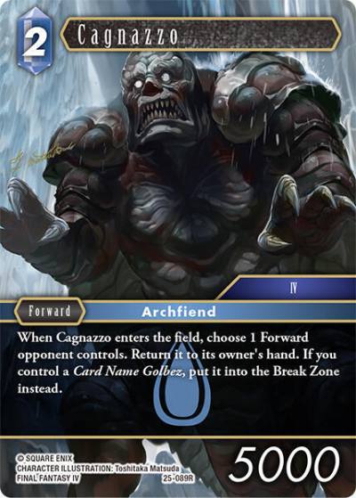 Cagnazzo 25-089R Tears of the Planet Final Fantasy card