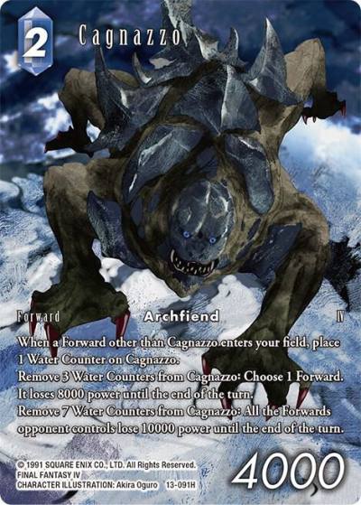Cagnazzo Full Art 13-091H Opus XIII: Crystal Radiance Final Fantasy card