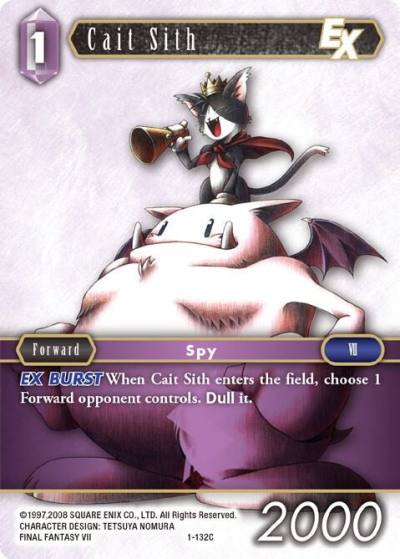 Cait Sith EX 1-132C Opus I Final Fantasy card