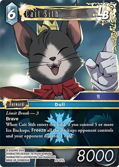 Cait Sith LB 23-121L Hidden Trials Final Fantasy card