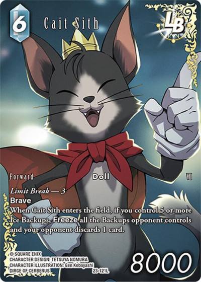 Cait Sith LB Full Art 23-121L Hidden Trials Final Fantasy card